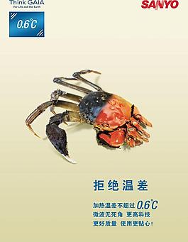 三洋微波炉创意广告单PSD模板