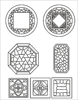 中国古典窗花设计