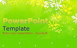 春色满园绿色PPT