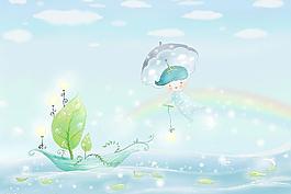 夏之爽《背景素材.儿童模板.夏天素材》6图片