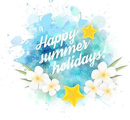 夏季夏天盛夏旅游图标图片