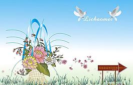花篮图片