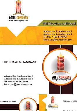 4款房产建筑类名片模板