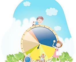 矢量快乐暑假图片