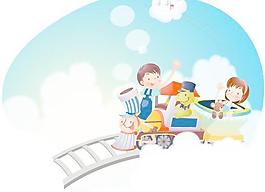 矢量快乐暑假图片