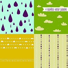 童趣白云和雨滴