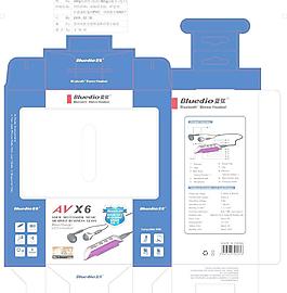 蓝弦耳机包装图片