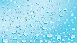 蓝色水珠水滴背景图片