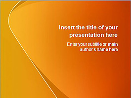 动感线条PPT模板