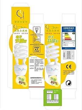 节能灯包装盒图片