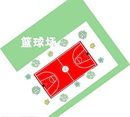 篮球场图片
