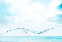 水分层素材图片
