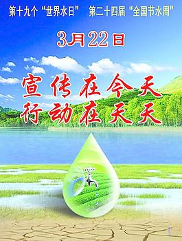 节水日图片