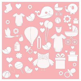 可爱的婴儿用品