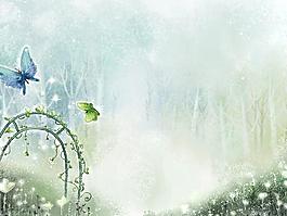 森林小清新背景