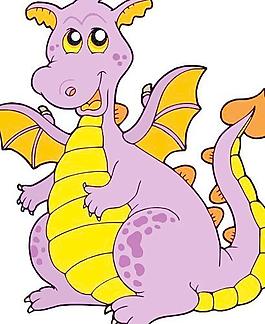 可爱的卡通龙图片