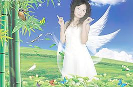 翠竹草地图片