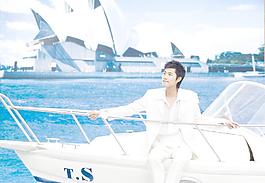 海景婚纱帅哥图片