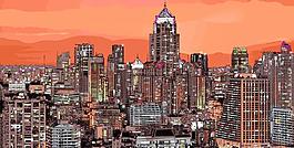城市夜景图片
