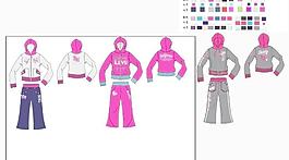 服装款式矢量图图片