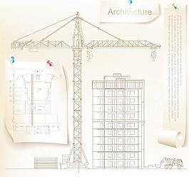 城市建筑高楼设计图工程图图片