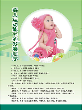 婴儿运动能力的发展顺序