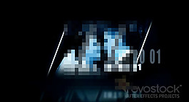 黑色拼接flv展示视频