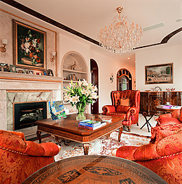 欧式风格会客厅