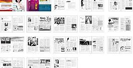 2009医疗杂志矢量素材