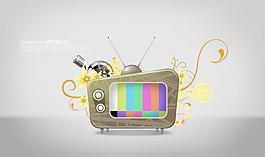 电视机素材图片