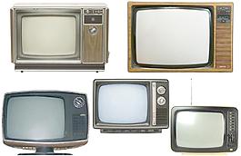 旧电视机图片