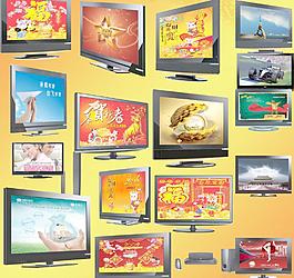 电视机素材图片