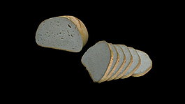 旋转的分裂运动背景的面包 视频免费下载