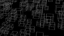 旋转运动背景透明盒 视频免费下载