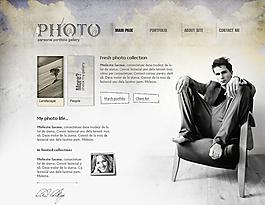 伤感个人英文网页模板