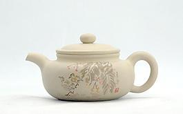 黄陶土 茶壶图片