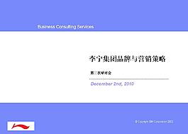 集团品牌与营销策略PPT