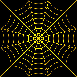 矢量图形的蜘蛛网设计背景02
