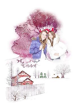冬季美女素材图片