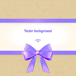 美丽的蝴蝶结与背景矢量02