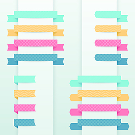 彩色原有banner矢量05