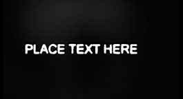 通用字体特效视频