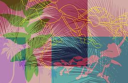 线条花纹样素材