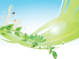 绿色植物动感图