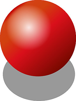 红shiney球剪贴画