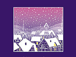 01雪插画矢量素材
