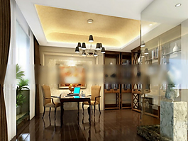 商业研究3D模型