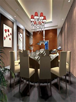 高级酒店贵宾室模型