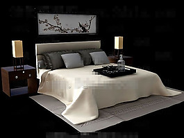 中国式的优雅的木制双层床