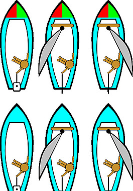 划船规则插图剪贴画
